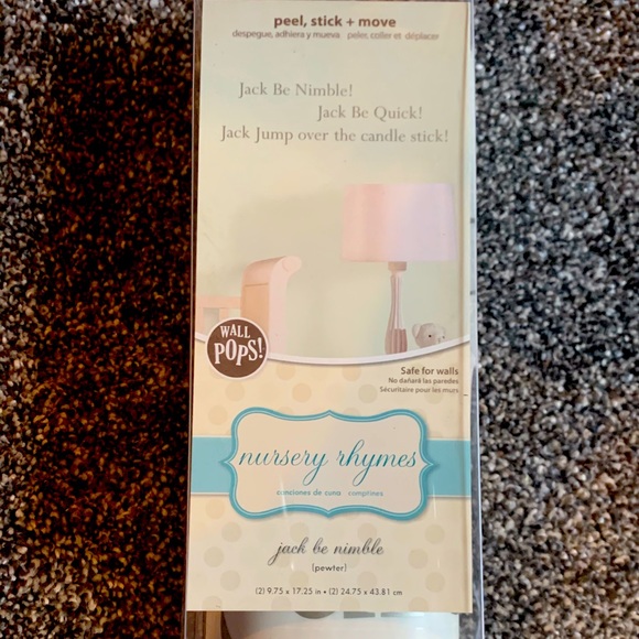 Wall Pop Other - Nursery Rhymes “Jack be Nimble”  Wall Pop Decor ✨